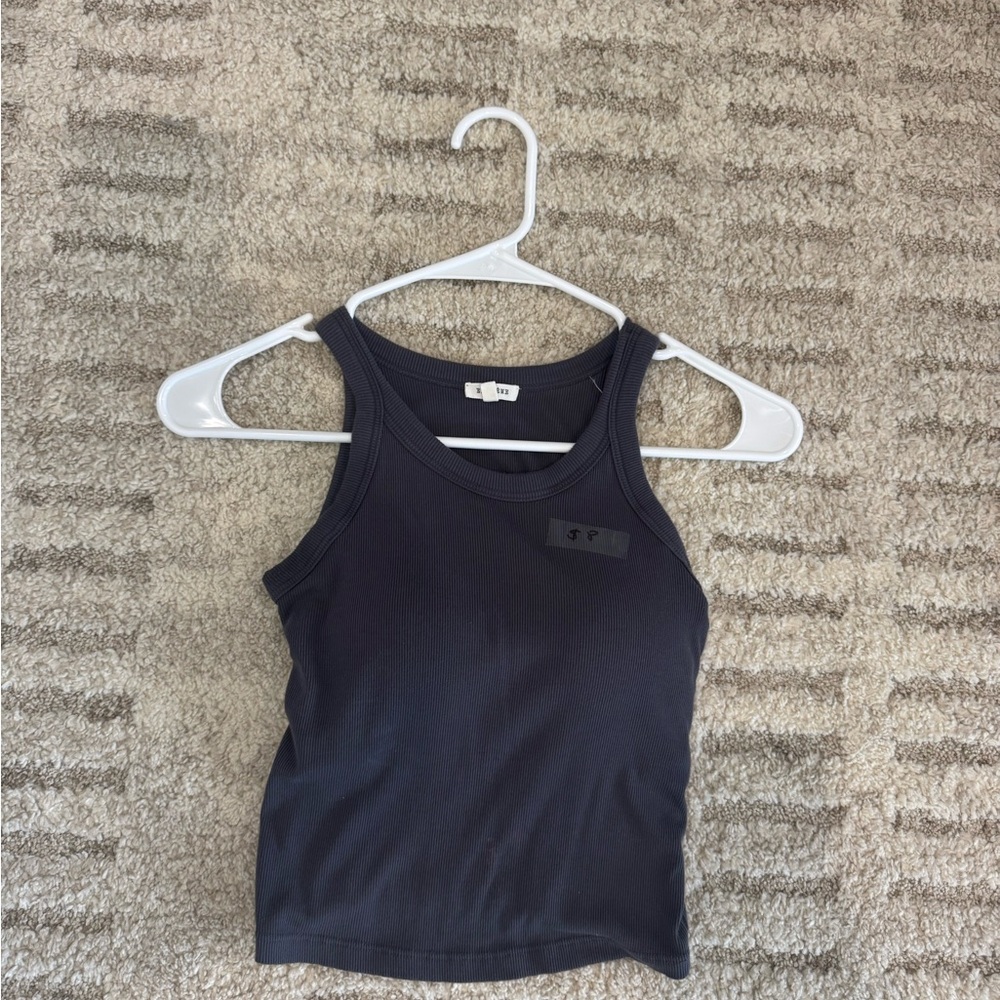Women's Grey Padded Tank Top